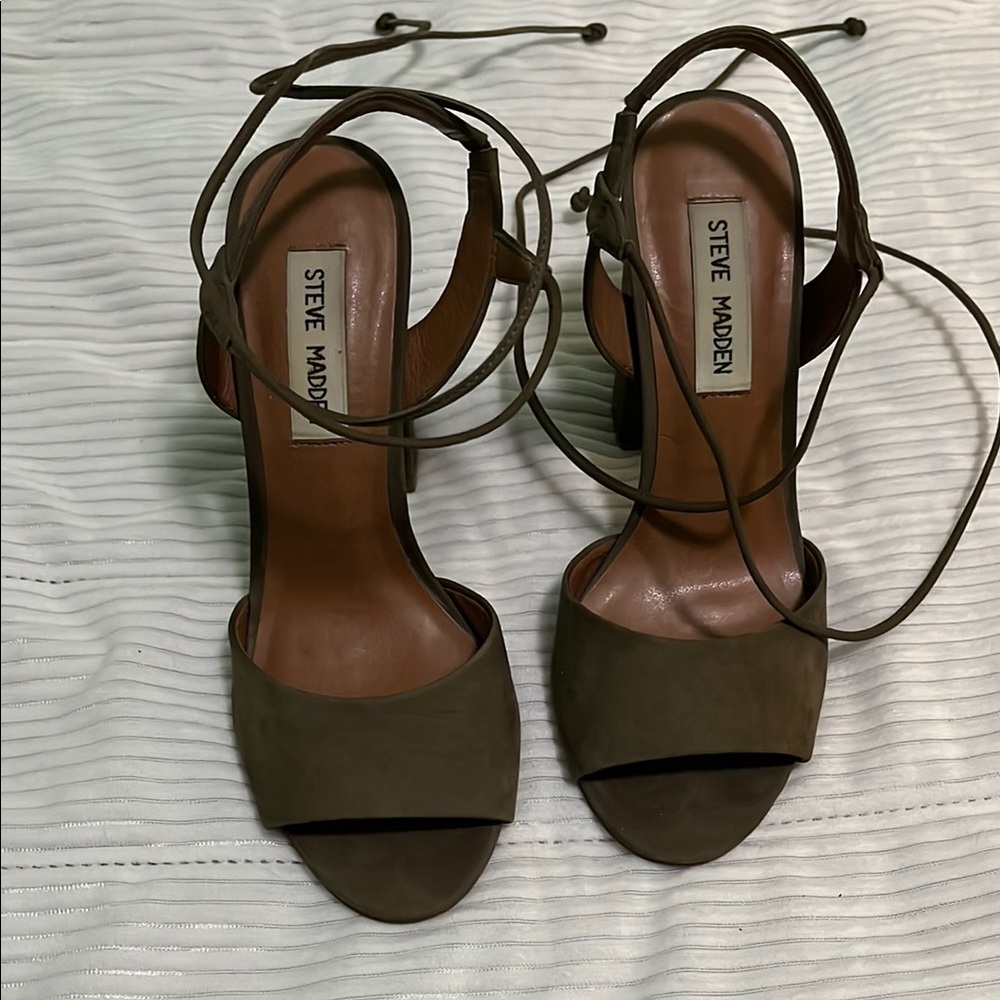 Steve Madden Brown Strappy Sandals